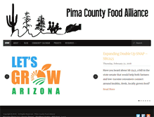 Tablet Screenshot of pimafoodalliance.org